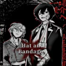 hat and bandages